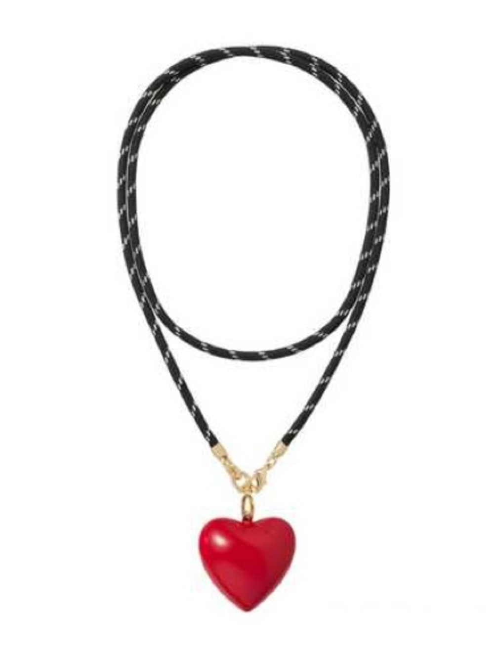 NWOT Roxanne Assoulin Long Happy Cord Charm Necklace